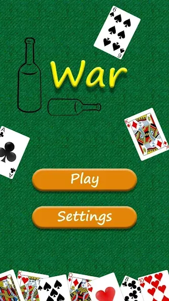 Скачать взломанную War — card game  [МОД Unlocked] — полная версия apk на Андроид screen 1