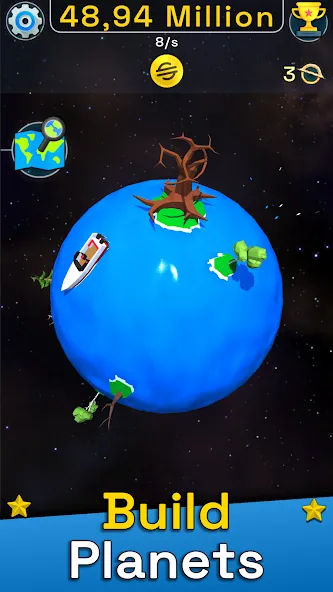 Скачать взлом Planet Evolution: Idle Clicker (Планета Эволюция)  [МОД Все открыто] — стабильная версия apk на Андроид screen 1