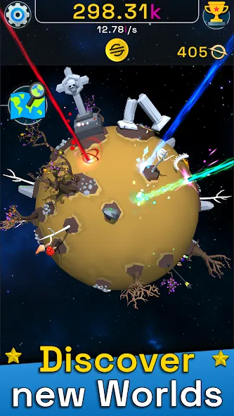 Скачать взлом Planet Evolution: Idle Clicker (Планета Эволюция)  [МОД Все открыто] — стабильная версия apk на Андроид screen 2