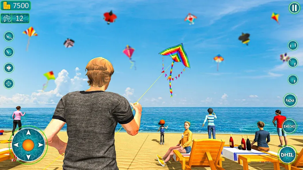 Взлом Kite Basant: Kite Flying Games  [МОД Меню] — полная версия apk на Андроид screen 5