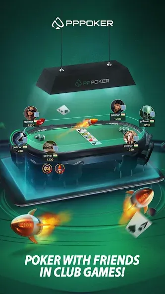 Скачать взлом PPPoker-Home Games  [МОД Бесконечные монеты] — стабильная версия apk на Андроид screen 4