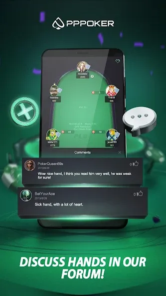 Скачать взлом PPPoker-Home Games  [МОД Бесконечные монеты] — стабильная версия apk на Андроид screen 5