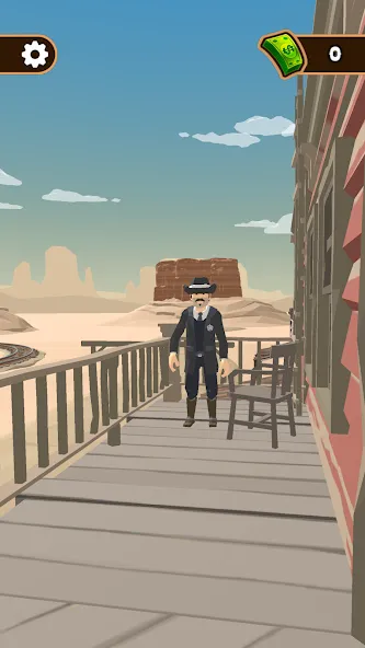 Взлом Western Cowboy: Shooting Game (Вестерн Каубой)  [МОД Unlimited Money] — полная версия apk на Андроид screen 1