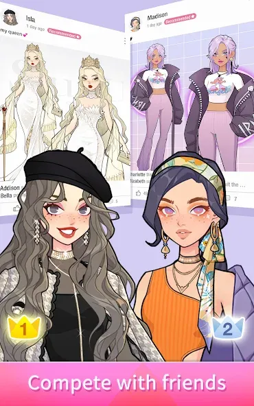 Скачать взлом SuitU: Fashion Avatar Dress Up (уитУ)  [МОД Все открыто] — полная версия apk на Андроид screen 5