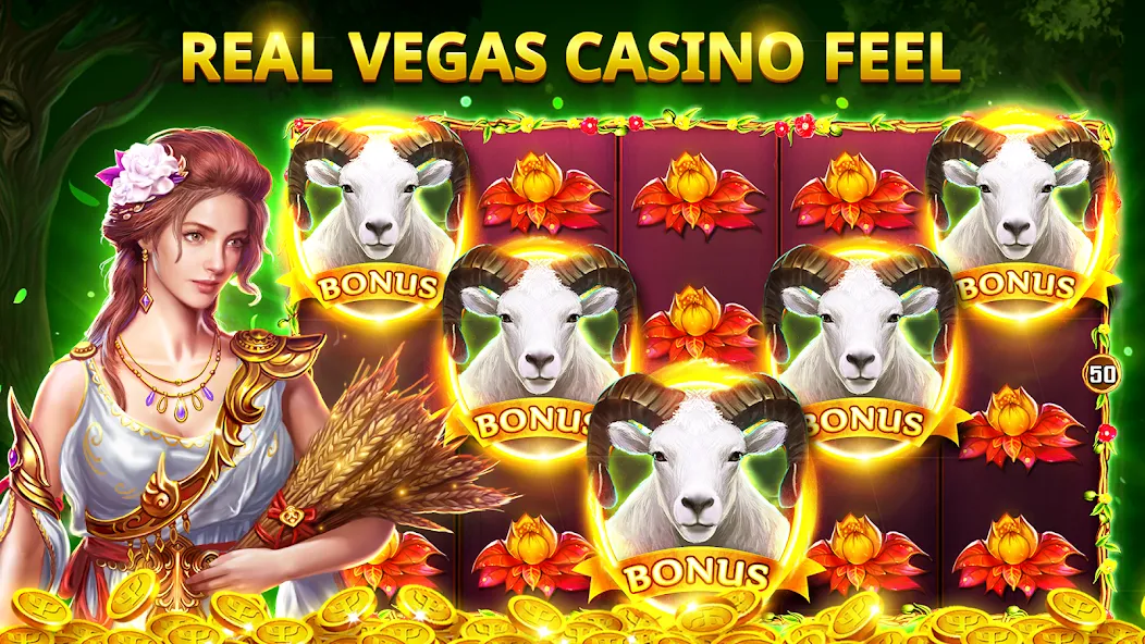 Взлом Slots Myth — Slot Machines  [МОД Все открыто] — стабильная версия apk на Андроид screen 4