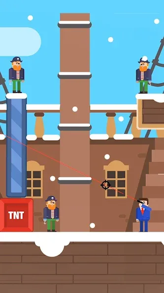 Взломанная Mr Bullet — Spy Puzzles  [МОД Unlocked] — полная версия apk на Андроид screen 4