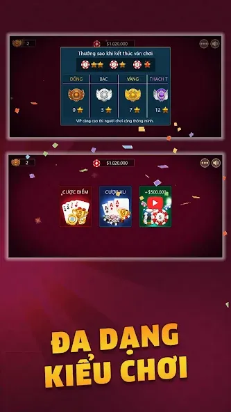 Скачать взломанную Tiến Lên — Tien Len Mien Nam  [МОД Меню] — полная версия apk на Андроид screen 3