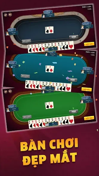 Скачать взломанную Tiến Lên — Tien Len Mien Nam  [МОД Меню] — полная версия apk на Андроид screen 4