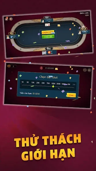 Скачать взломанную Tiến Lên — Tien Len Mien Nam  [МОД Меню] — полная версия apk на Андроид screen 5