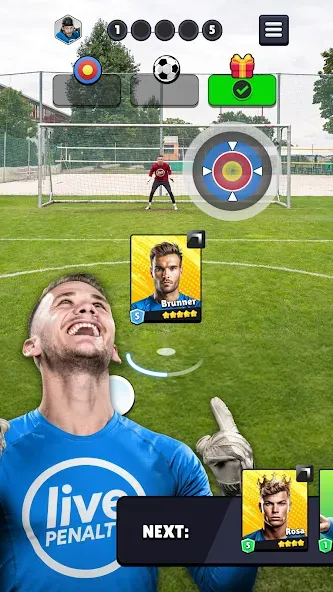 Скачать взлом Live Penalty (Лайв Пенальти Клаш)  [МОД Mega Pack] — стабильная версия apk на Андроид screen 1