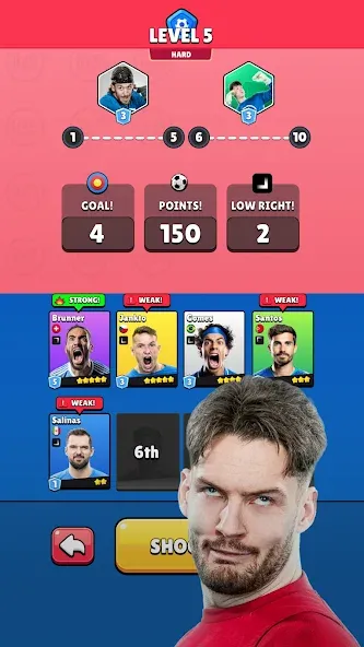 Скачать взлом Live Penalty (Лайв Пенальти Клаш)  [МОД Mega Pack] — стабильная версия apk на Андроид screen 3