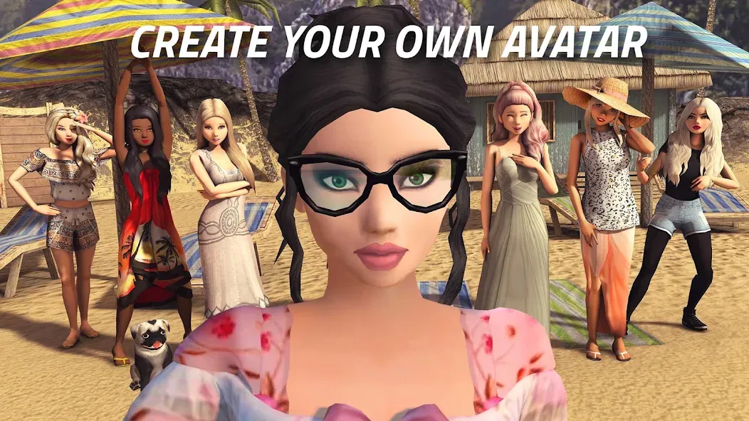 Взломанная Avakin Life — 3D Virtual World (Авакин Лайф)  [МОД Mega Pack] — полная версия apk на Андроид screen 1