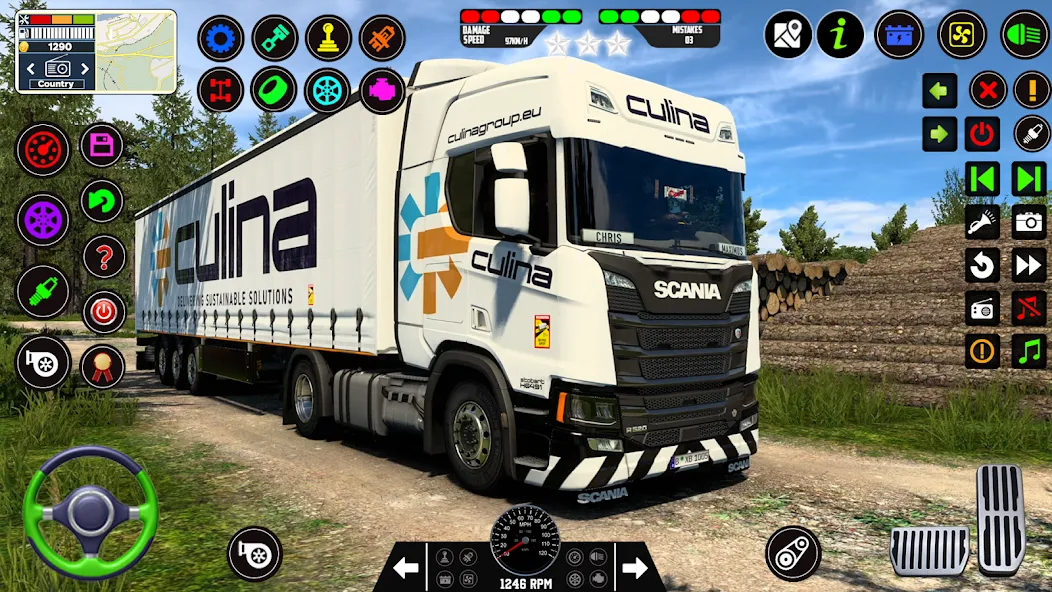 Скачать взломанную City Truck Simulator 2023  [МОД Unlimited Money] — стабильная версия apk на Андроид screen 1