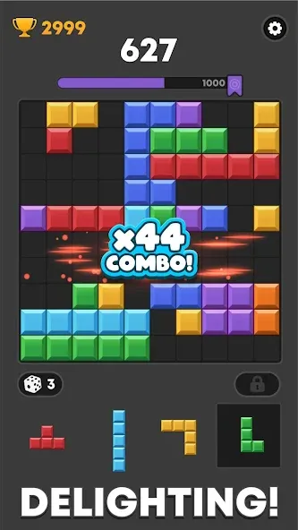 Скачать взломанную Block Mania — Block Puzzle (Блок Мания)  [МОД Меню] — стабильная версия apk на Андроид screen 3