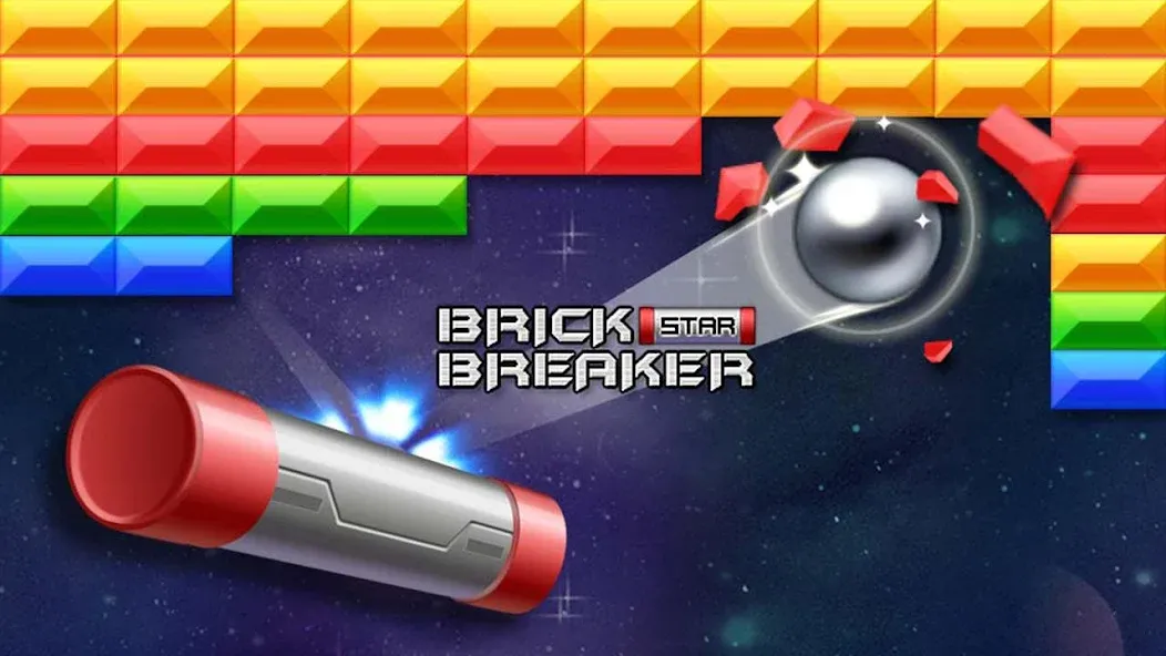 Взлом Brick Breaker Star: Space King  [МОД Меню] — последняя версия apk на Андроид screen 2