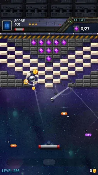 Взлом Brick Breaker Star: Space King  [МОД Меню] — последняя версия apk на Андроид screen 5