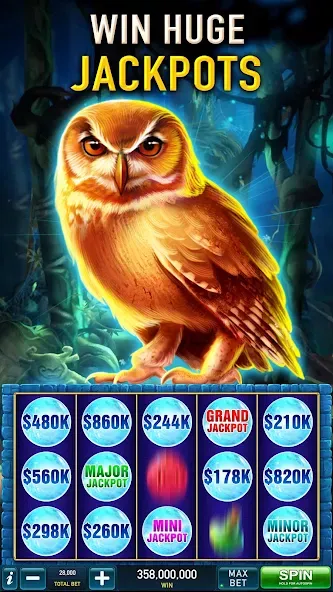 Взломанная Slots Cash:Vegas Slot Machines (Слотс Кэш)  [МОД Все открыто] — стабильная версия apk на Андроид screen 2