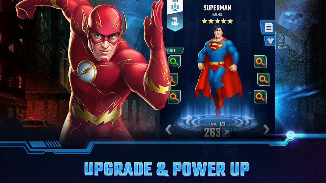 Взломанная DC Heroes & Villains: Match 3  [МОД Mega Pack] — последняя версия apk на Андроид screen 5