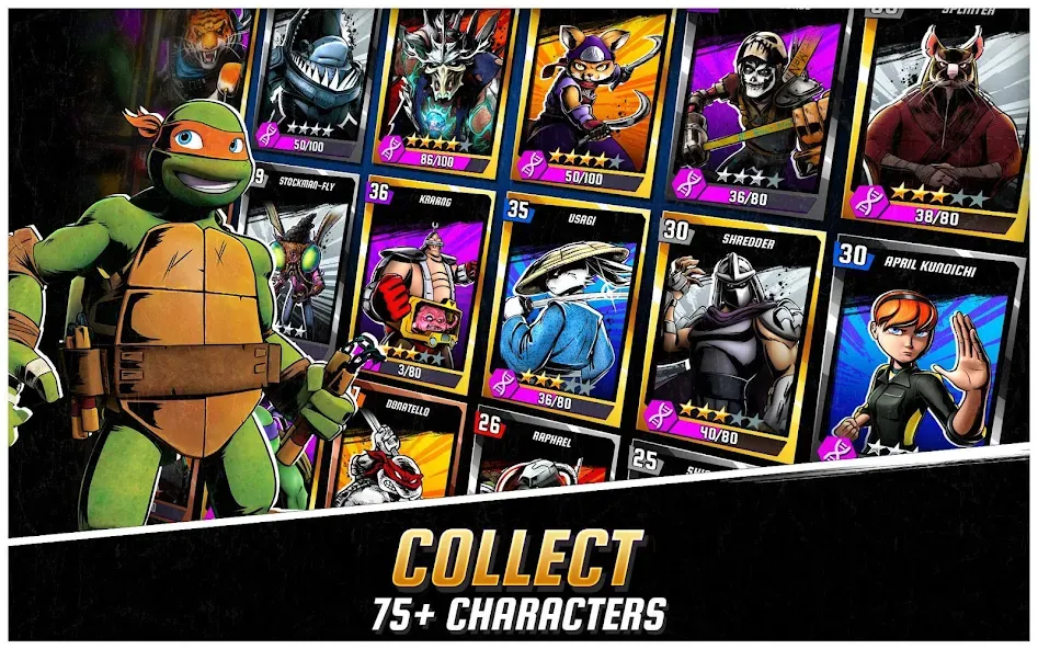 Взломанная Ninja Turtles: Legends  [МОД Бесконечные деньги] — стабильная версия apk на Андроид screen 4