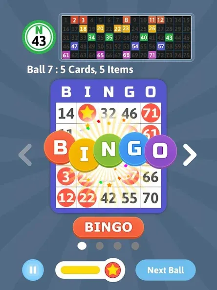 Взломанная Bingo Mania — Light Bingo Game (Бинго Мания)  [МОД Бесконечные деньги] — полная версия apk на Андроид screen 5