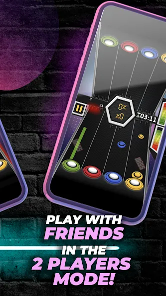 Взломанная Guitar Hero Game: EDM Music (ЭДМ)  [МОД Бесконечные деньги] — последняя версия apk на Андроид screen 4