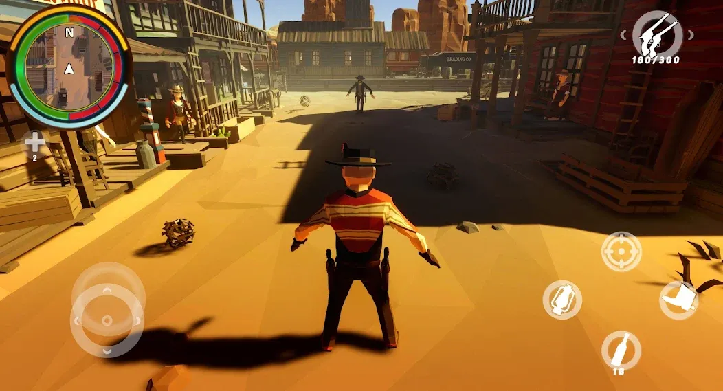 Взлом West Cowboy Western Polygon  [МОД Много монет] — стабильная версия apk на Андроид screen 5