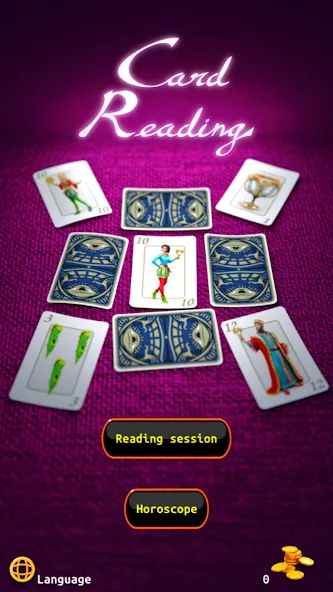 Скачать взломанную Card Reading (Кард Ридинг)  [МОД Все открыто] — стабильная версия apk на Андроид screen 1