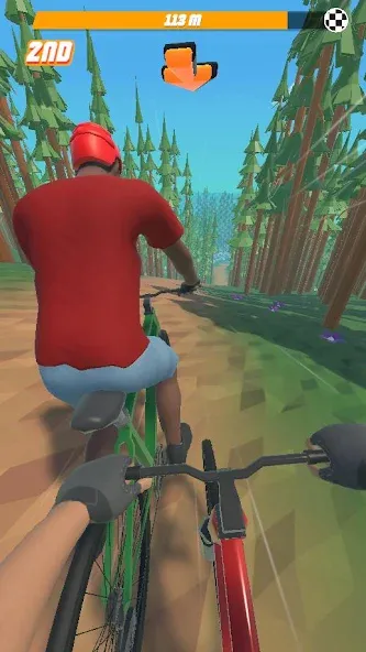 Взломанная Bike Hill 3D (Байк Хилл 3Д)  [МОД Mega Pack] — полная версия apk на Андроид screen 1