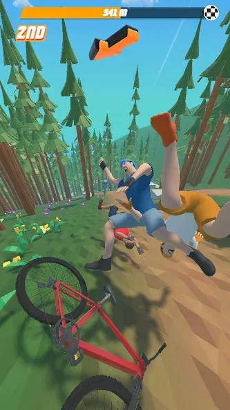 Взломанная Bike Hill 3D (Байк Хилл 3Д)  [МОД Mega Pack] — полная версия apk на Андроид screen 3