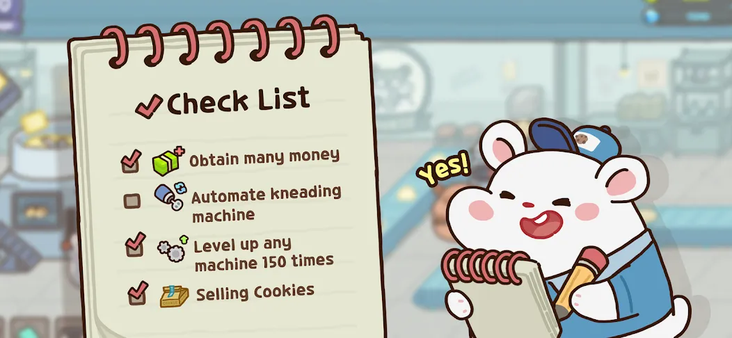 Скачать взломанную Hamster Cookie Factory  [МОД Mega Pack] — полная версия apk на Андроид screen 3