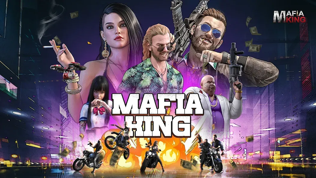 Скачать взломанную Mafia King (Мафиозный Король)  [МОД Меню] — полная версия apk на Андроид screen 1