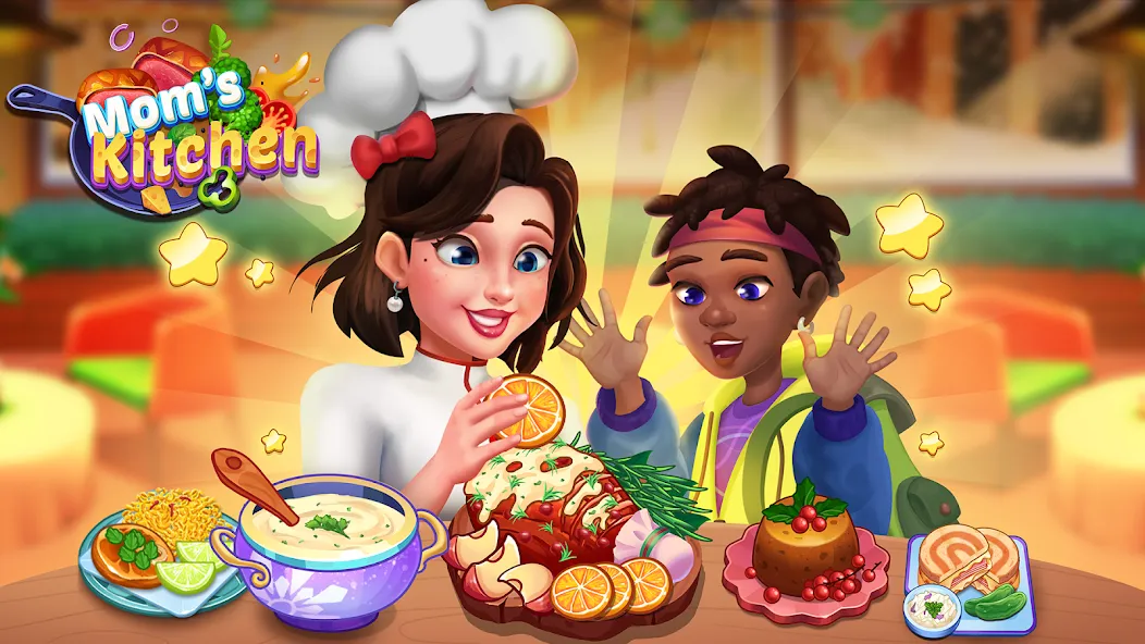 Взлом Mom's Kitchen : Cooking Games  [МОД Unlocked] — полная версия apk на Андроид screen 1