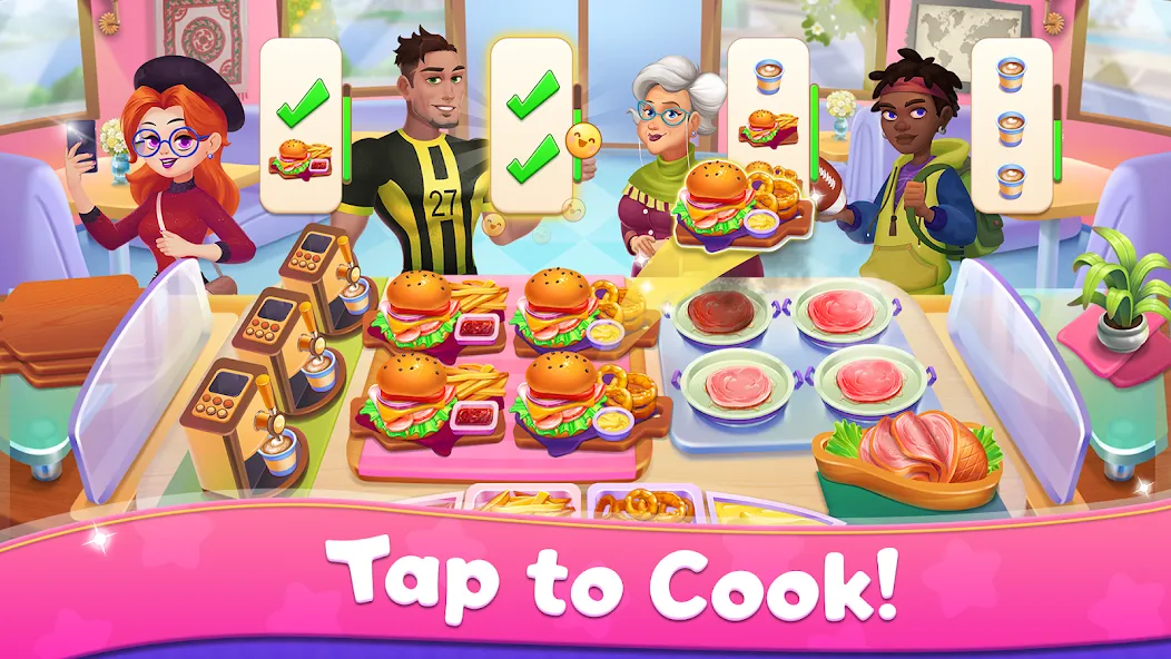 Взлом Mom's Kitchen : Cooking Games  [МОД Unlocked] — полная версия apk на Андроид screen 3