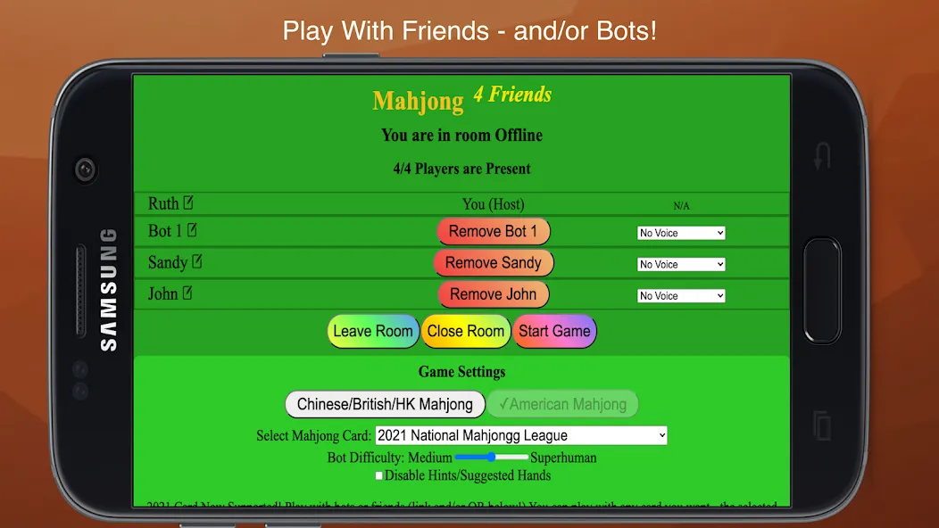 Взлом Mahjong 4 Friends (Маджонг 4 Друзей)  [МОД Все открыто] — стабильная версия apk на Андроид screen 2