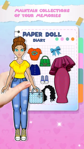 Взлом Paper Doll Dress up Games  [МОД Все открыто] — полная версия apk на Андроид screen 2