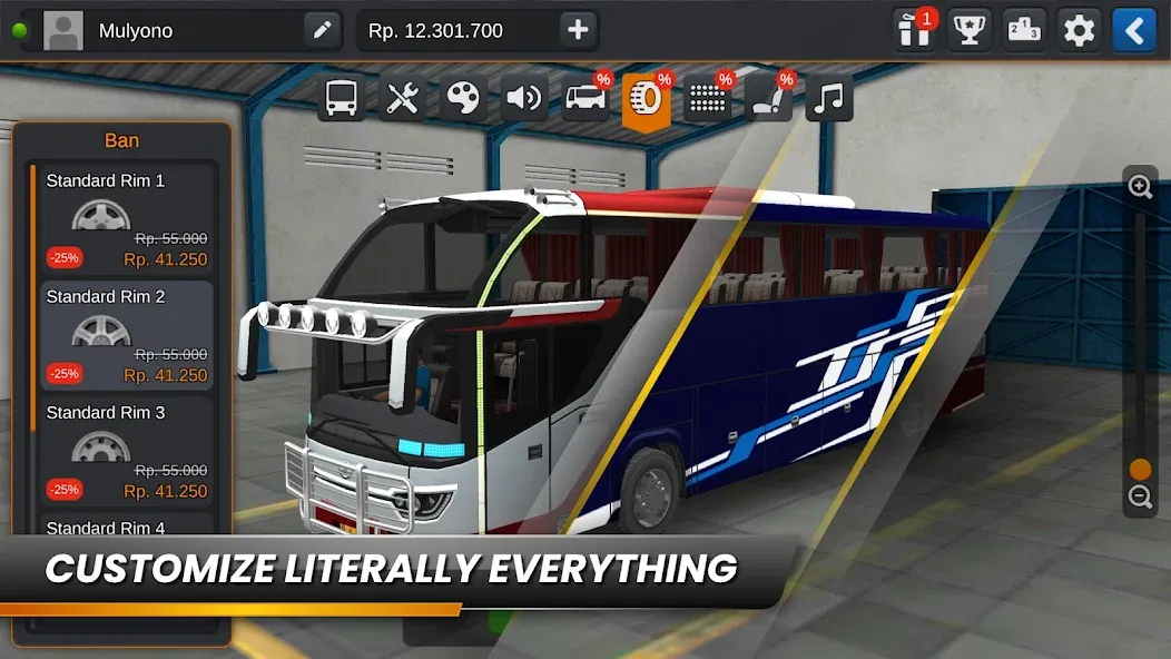 Взлом Bus Simulator Indonesia (Бус Симулятор Индонезия)  [МОД Бесконечные деньги] — полная версия apk на Андроид screen 3