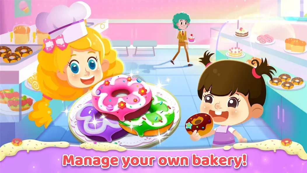 Взлом Little Panda: Sweet Bakery  [МОД Бесконечные монеты] — стабильная версия apk на Андроид screen 1