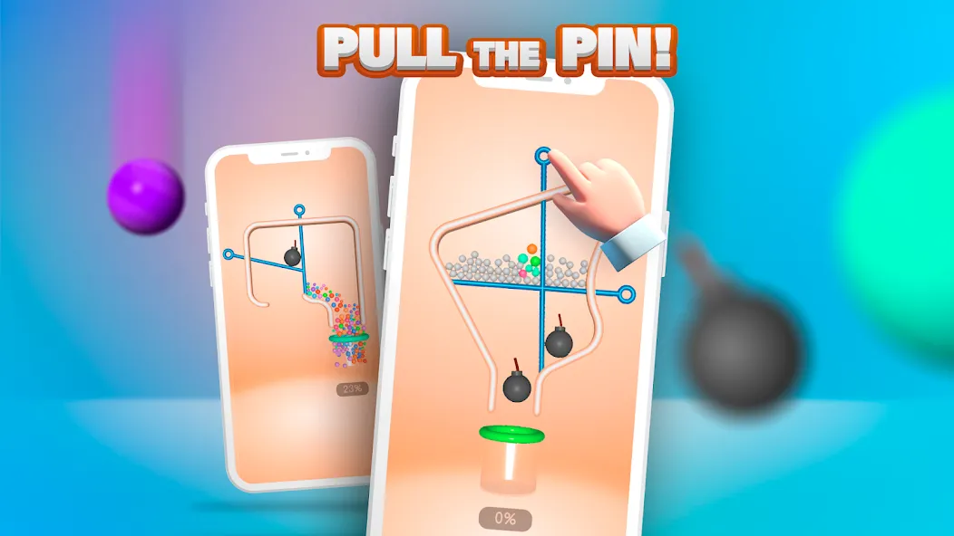 Скачать взломанную Pull the Pin (Пул зе пин)  [МОД Много денег] — полная версия apk на Андроид screen 5