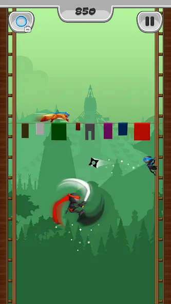 Взломанная NinJump — Deluxe Run (Ниндзя Лазеры)  [МОД Unlocked] — стабильная версия apk на Андроид screen 5