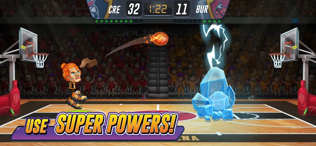 Взломанная Basketball Arena: Online Game (Баскетбольная арена)  [МОД Mega Pack] — полная версия apk на Андроид screen 2