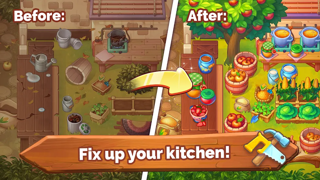 Скачать взлом Farming Fever — Cooking game  [МОД Бесконечные деньги] — последняя версия apk на Андроид screen 2