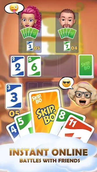 Взлом Skip-Bo (кип)  [МОД Много монет] — последняя версия apk на Андроид screen 2