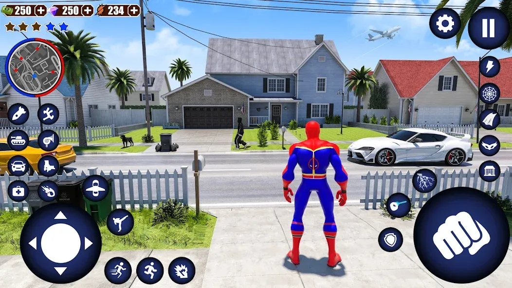 Взлом Flying Superhero Robot Games (Флайинг Супергерой Робот Игры)  [МОД Menu] — полная версия apk на Андроид screen 4