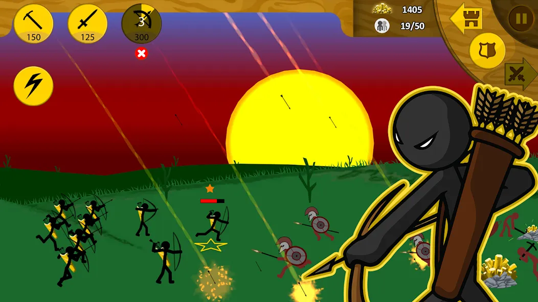 Скачать взлом Stick War: Legacy (Стик Вар)  [МОД Unlocked] — последняя версия apk на Андроид screen 3