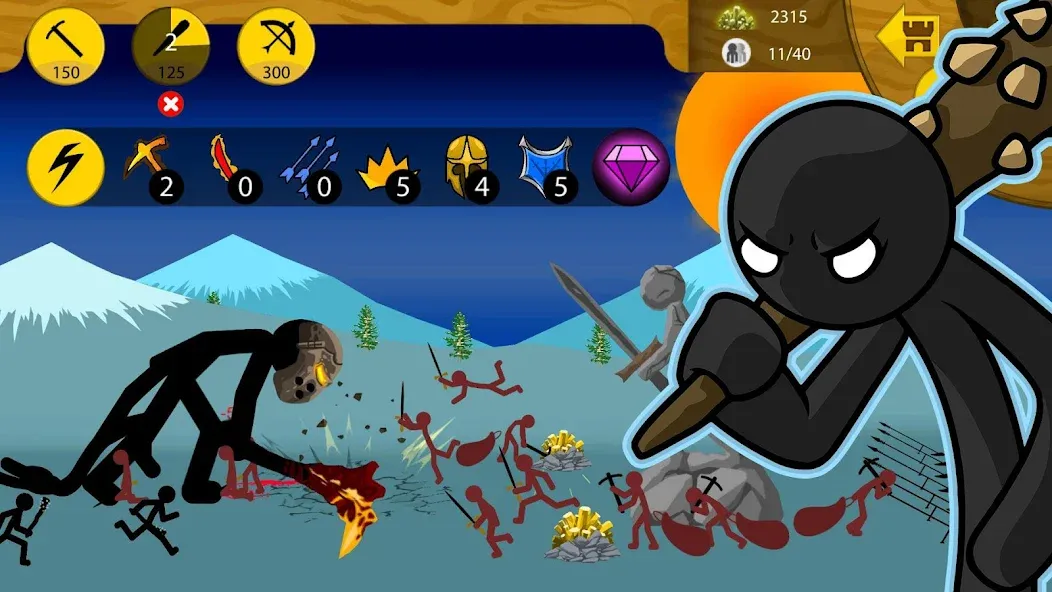 Скачать взлом Stick War: Legacy (Стик Вар)  [МОД Unlocked] — последняя версия apk на Андроид screen 5