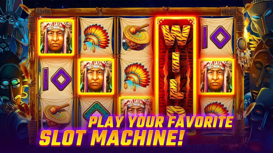 Взлом Slots WOW Casino Slot Machine (Слотс ВОУ)  [МОД Unlocked] — последняя версия apk на Андроид screen 5