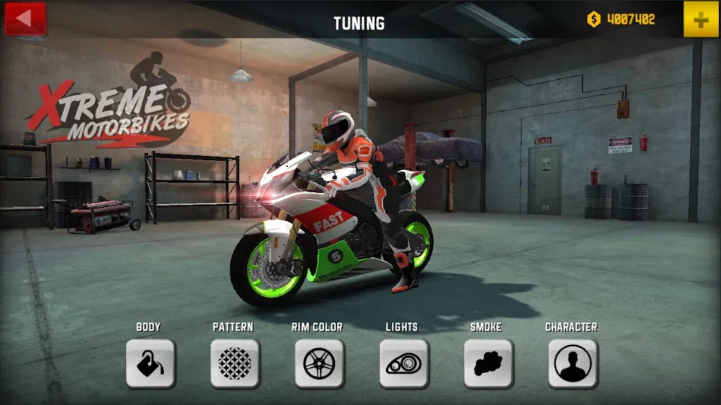 Скачать взломанную Xtreme Motorbikes (Экстрим моторбайкс)  [МОД Mega Pack] — последняя версия apk на Андроид screen 1