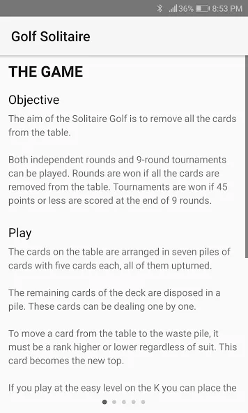 Скачать взлом Golf Solitaire (Гольф солитер)  [МОД Mega Pack] — полная версия apk на Андроид screen 4