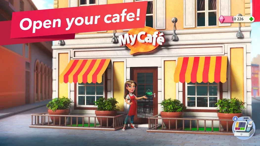 Взломанная My Cafe — Restaurant Game  [МОД Бесконечные монеты] — полная версия apk на Андроид screen 1