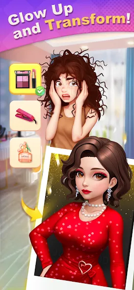 Взлом Merge Lover: Story & Makeover (Мердж Ловер)  [МОД Бесконечные деньги] — полная версия apk на Андроид screen 2